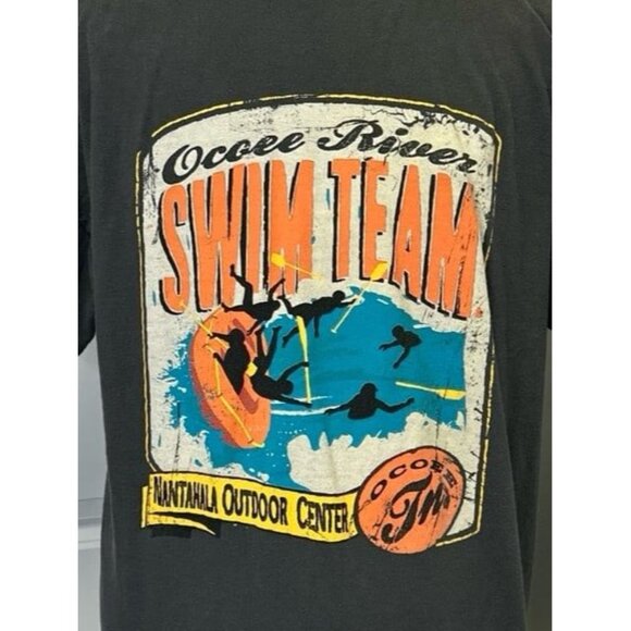The Duck Company Mens Short Sleeve Ocoee River Swim Team Tee, sz L - Picture 5 of 10